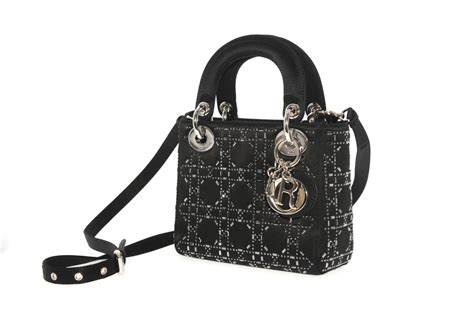 black on black lady dior|christian Dior mini lady bag.